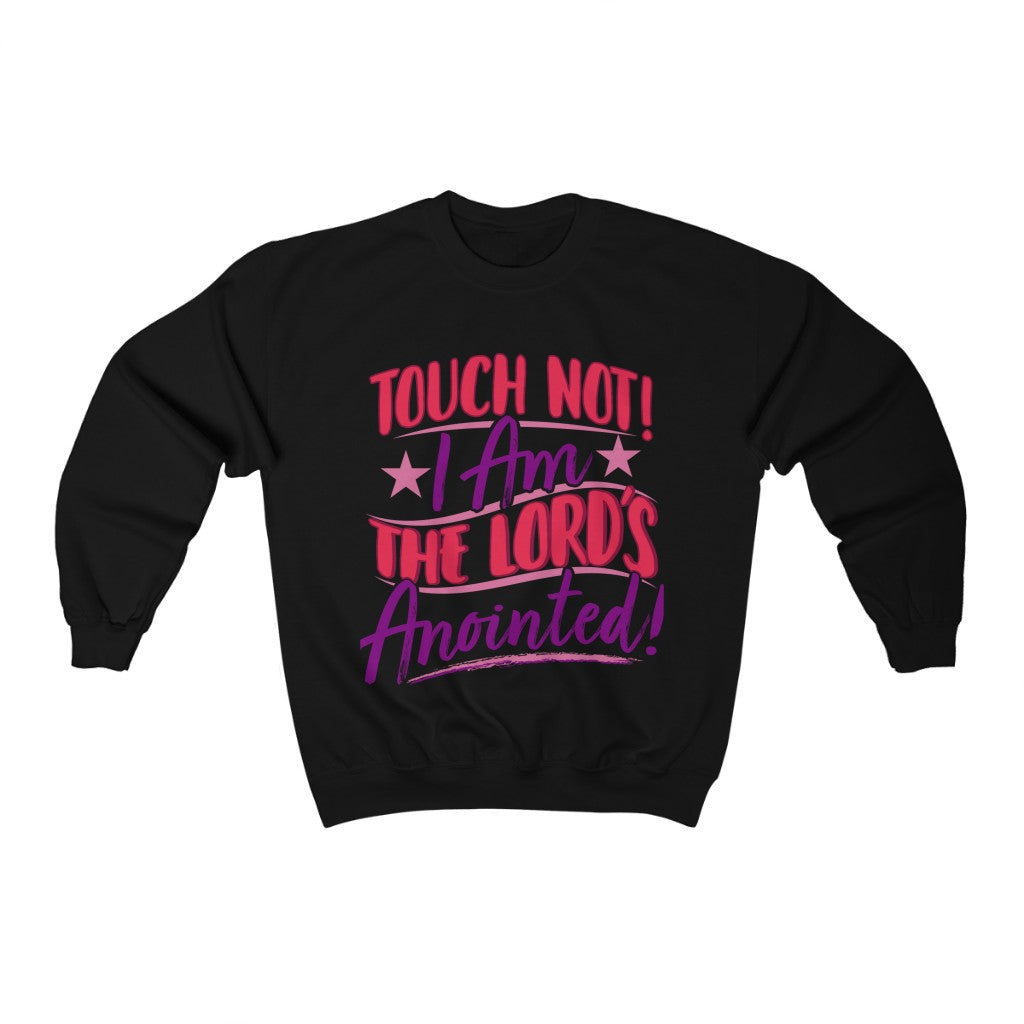 Touch Not! Adult Crewneck Sweatshirt - elmickwear