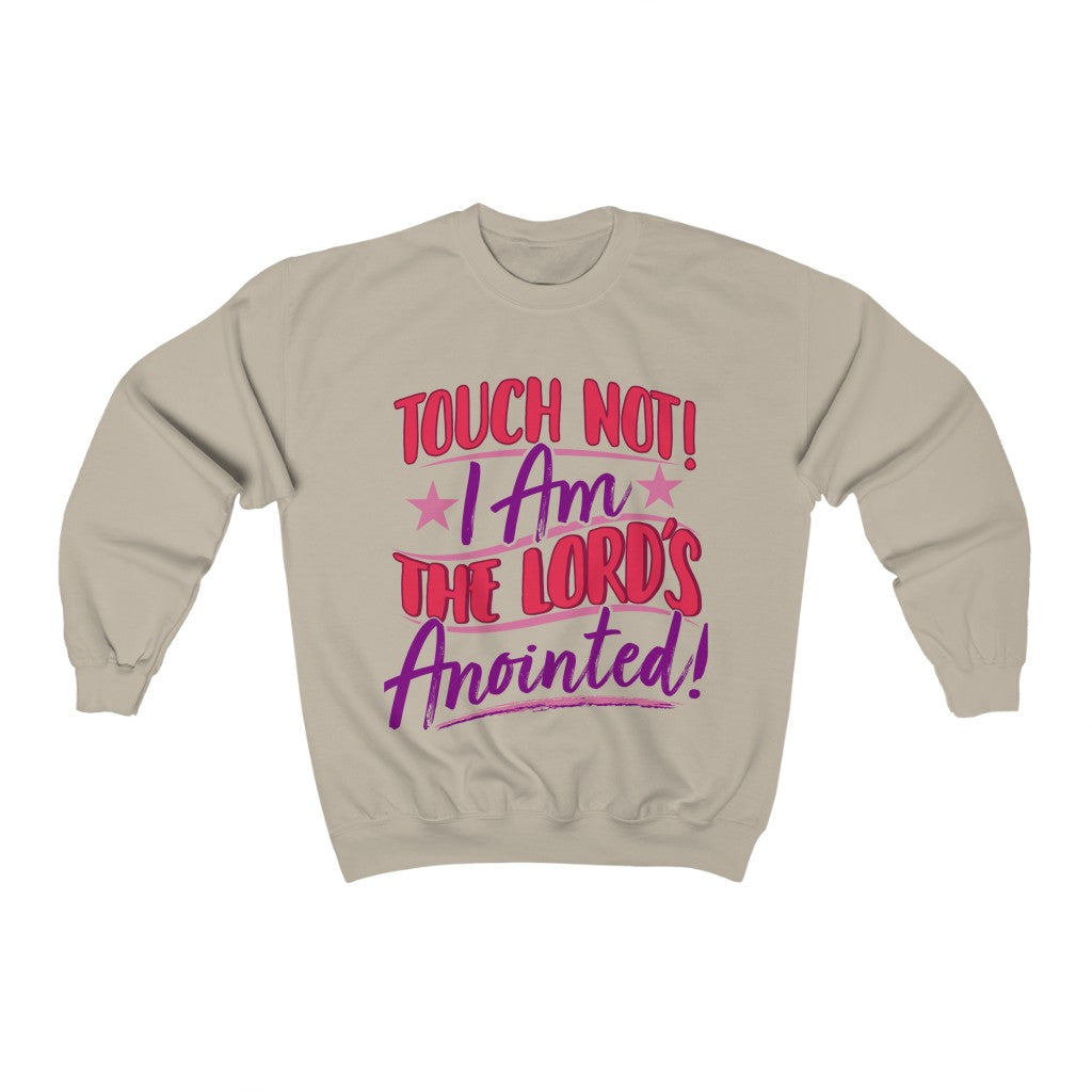 Touch Not! Adult Crewneck Sweatshirt - elmickwear