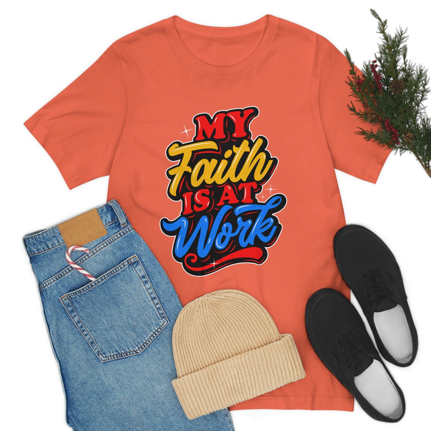 Faith at Work Adult Unisex Jersey Short Sleeve Tee