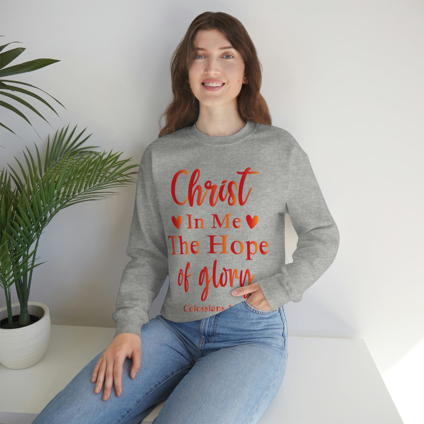 Christ In Me! Crewneck Sweatshirt (Unisex)