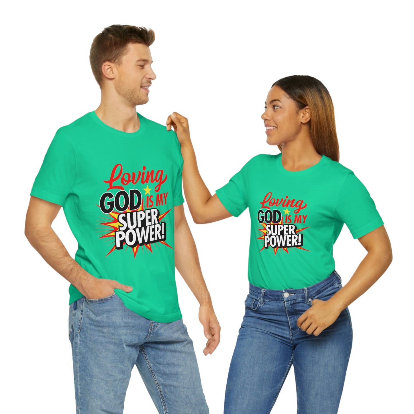 Loving God Adult Unisex Jersey Short Sleeve Tee