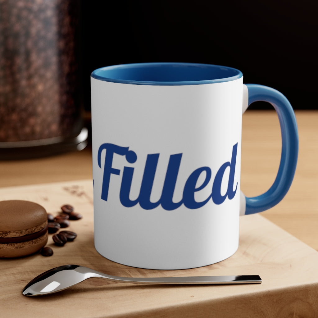 Faith Filled Accent Coffee Mug, 11oz - elmickwear