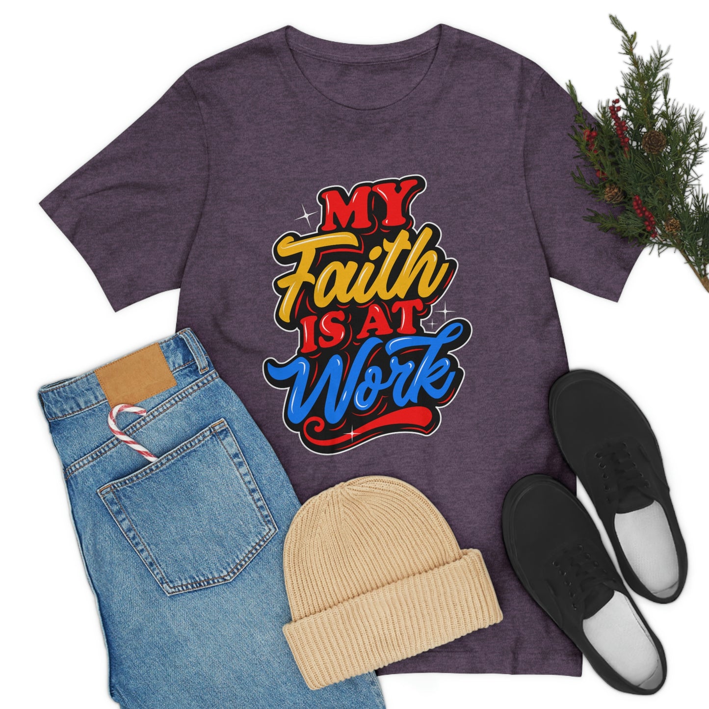 Faith at Work Adult Unisex Jersey Short Sleeve Tee