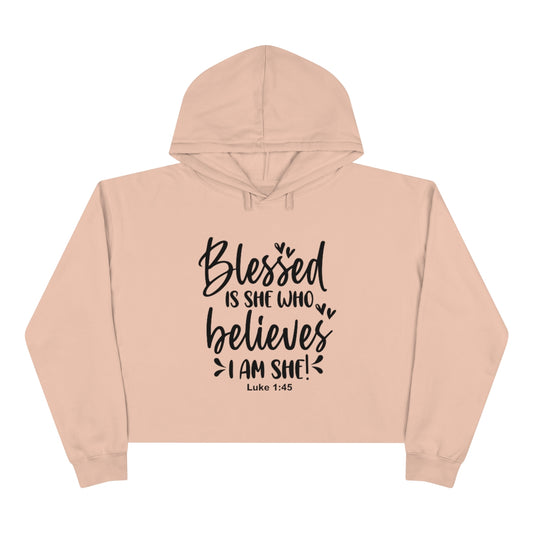 Blessed Crop Hoodie