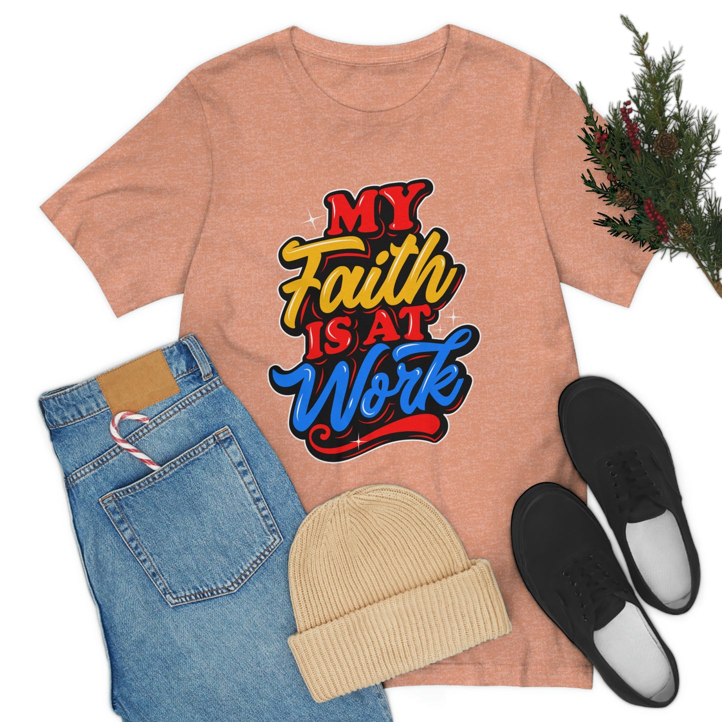 Faith at Work Adult Unisex Jersey Short Sleeve Tee