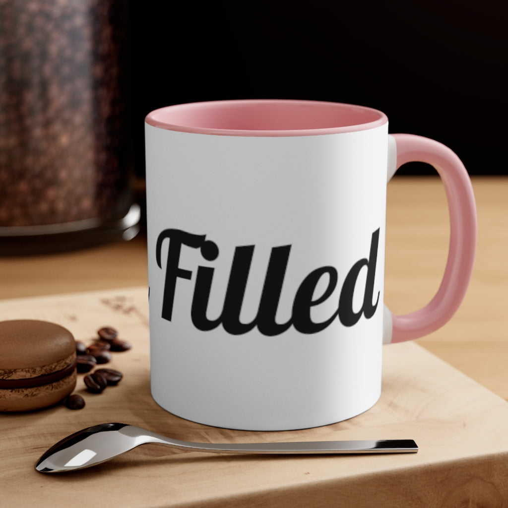 Faith Filled Accent Coffee Mug, 11oz - elmickwear