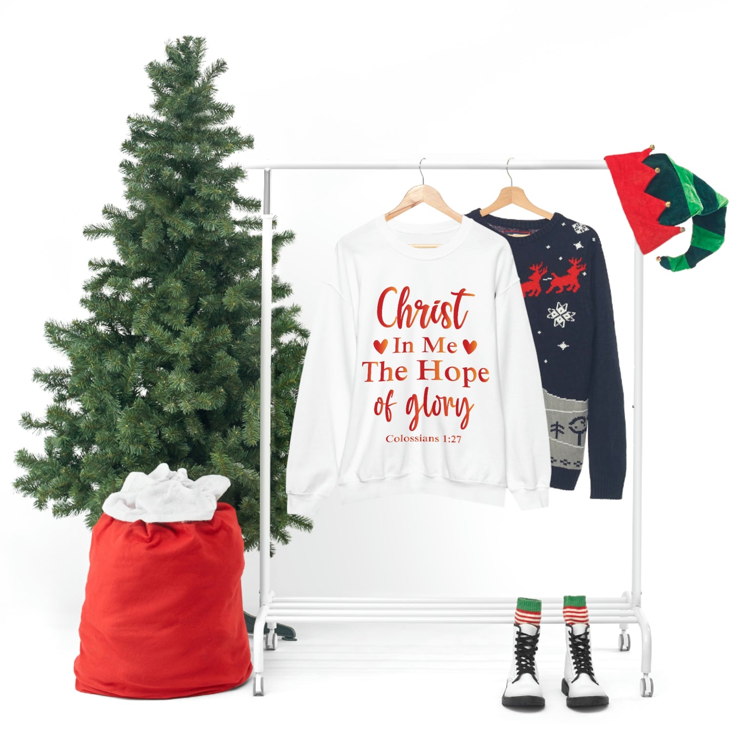 Christ In Me! Crewneck Sweatshirt (Unisex)