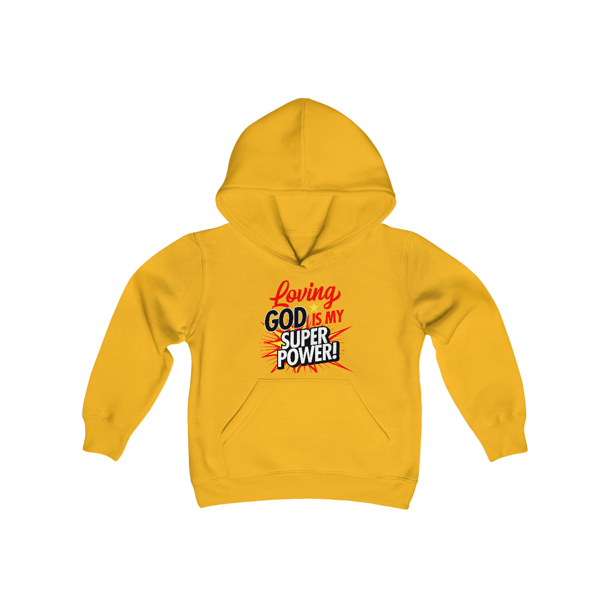 Loving God Kids Hooded Sweatshirt