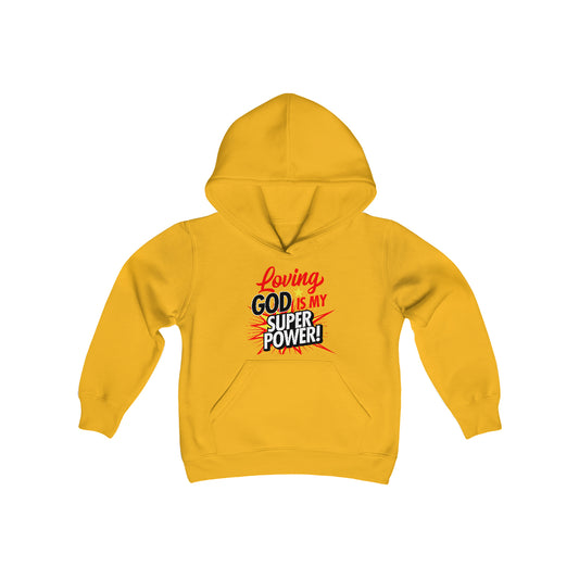 Loving God Kids Hooded Sweatshirt