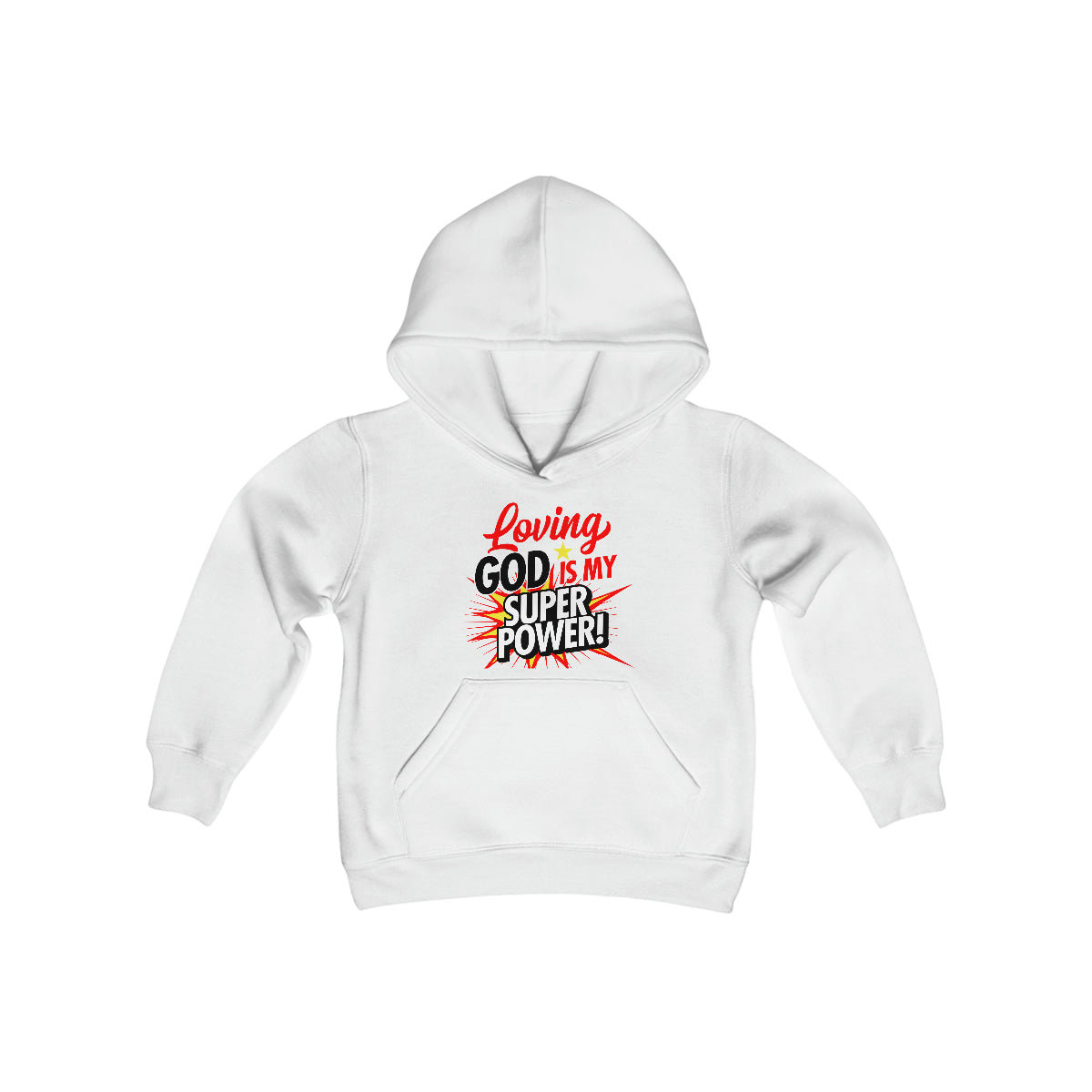 Loving God Kids Hooded Sweatshirt
