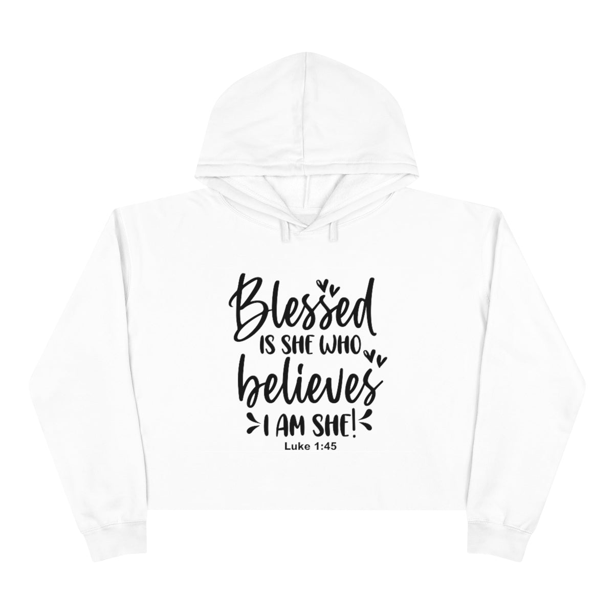 Blessed Crop Hoodie