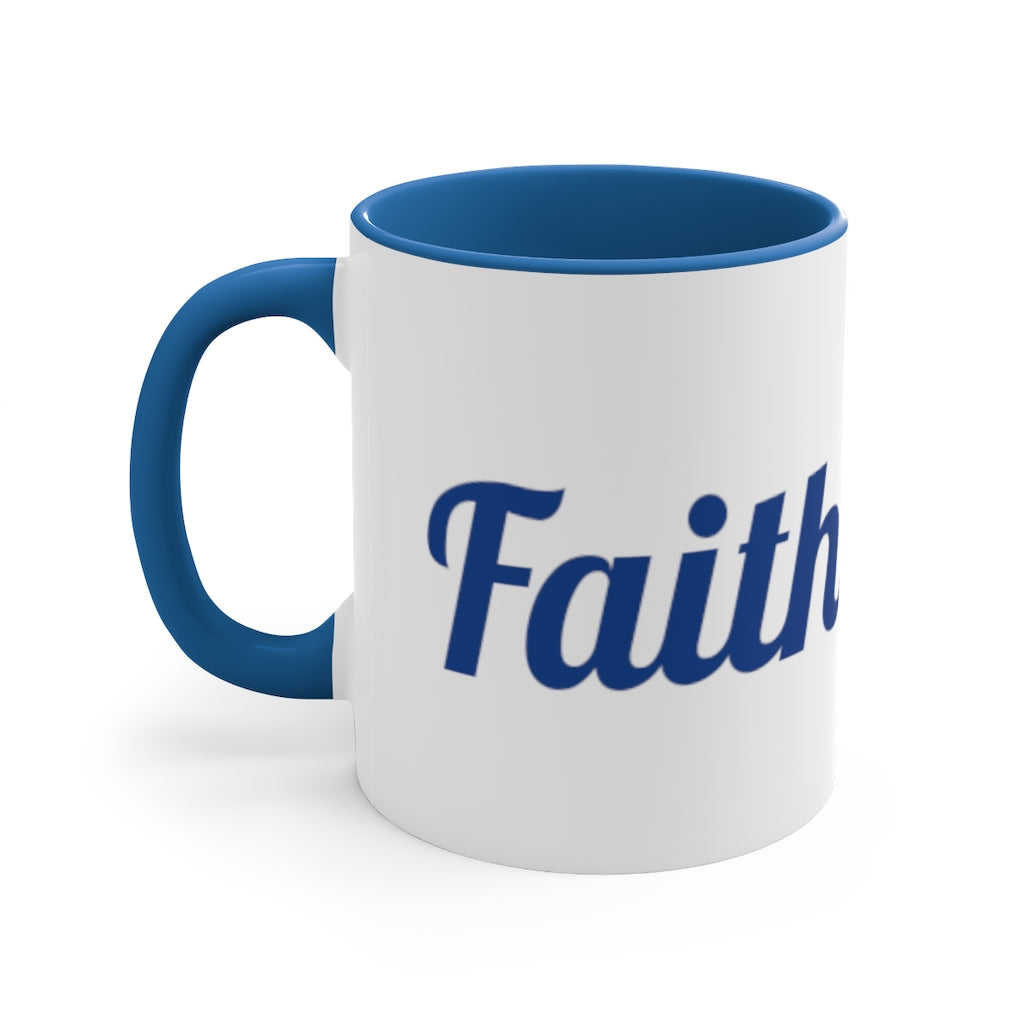 Faith Filled Accent Coffee Mug, 11oz - elmickwear