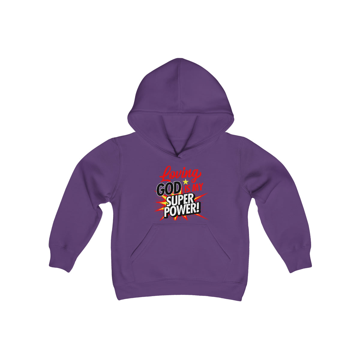Loving God Kids Hooded Sweatshirt