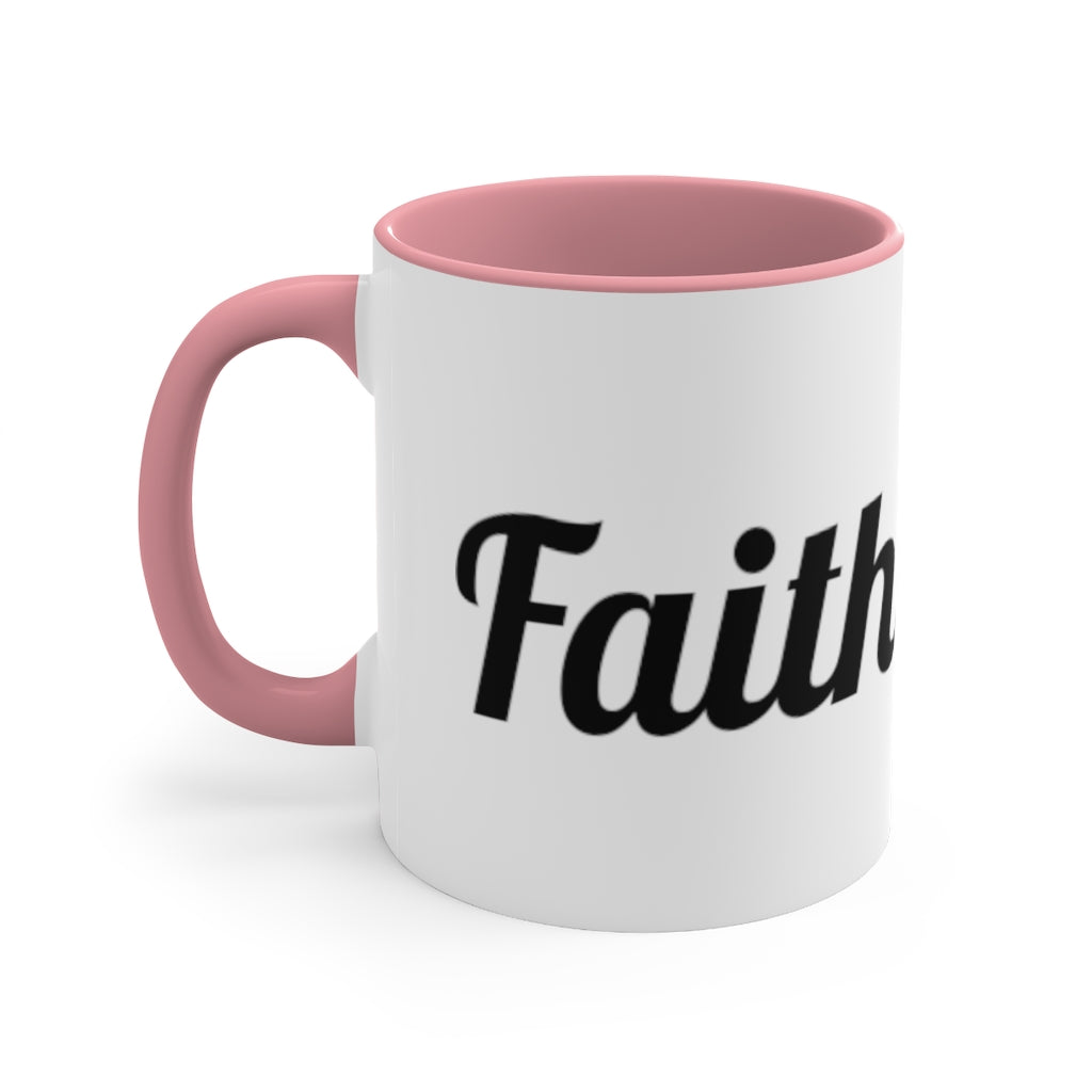 Faith Filled Accent Coffee Mug, 11oz - elmickwear