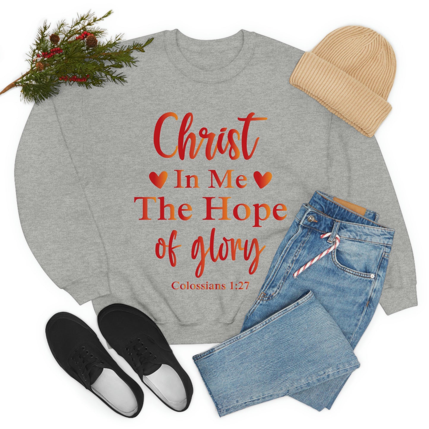 Christ In Me! Crewneck Sweatshirt (Unisex)