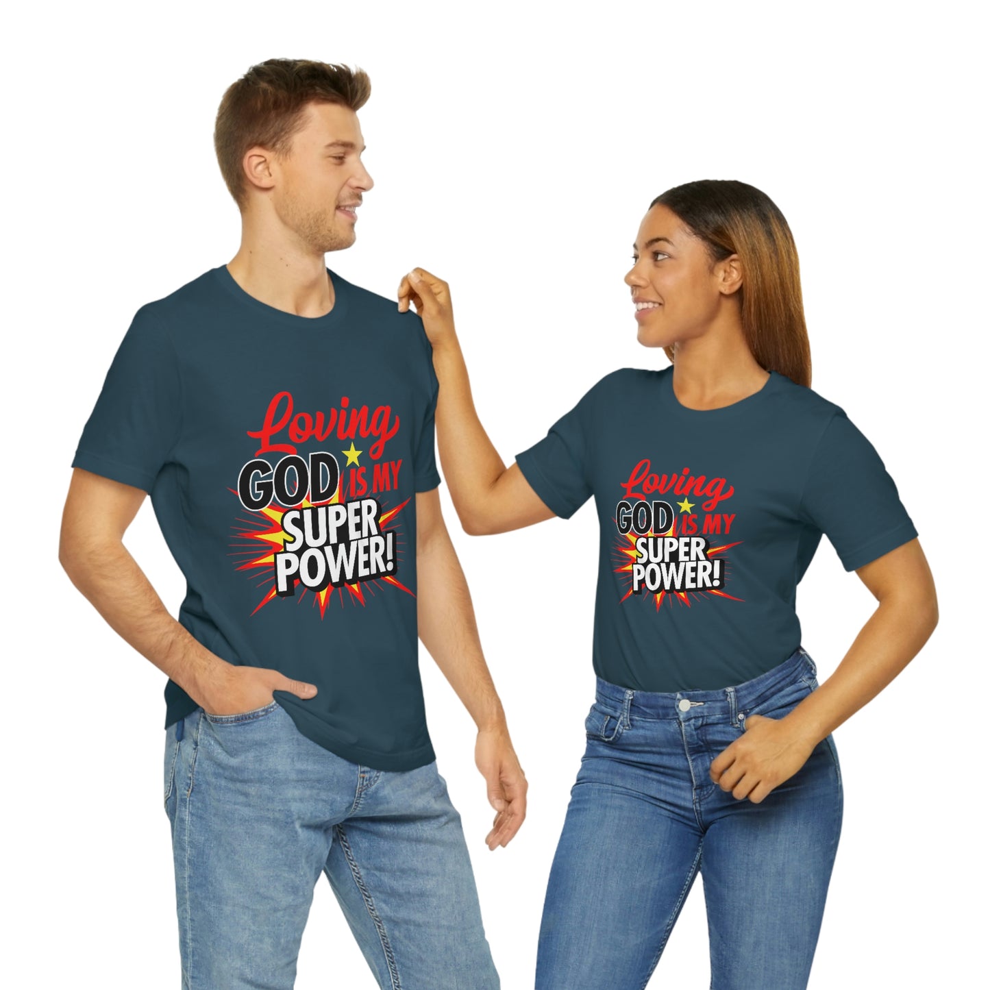 Loving God Adult Unisex Jersey Short Sleeve Tee