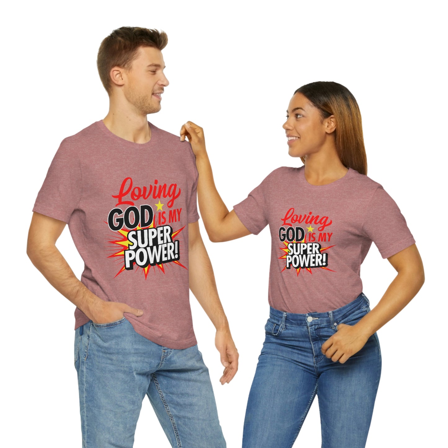 Loving God Adult Unisex Jersey Short Sleeve Tee