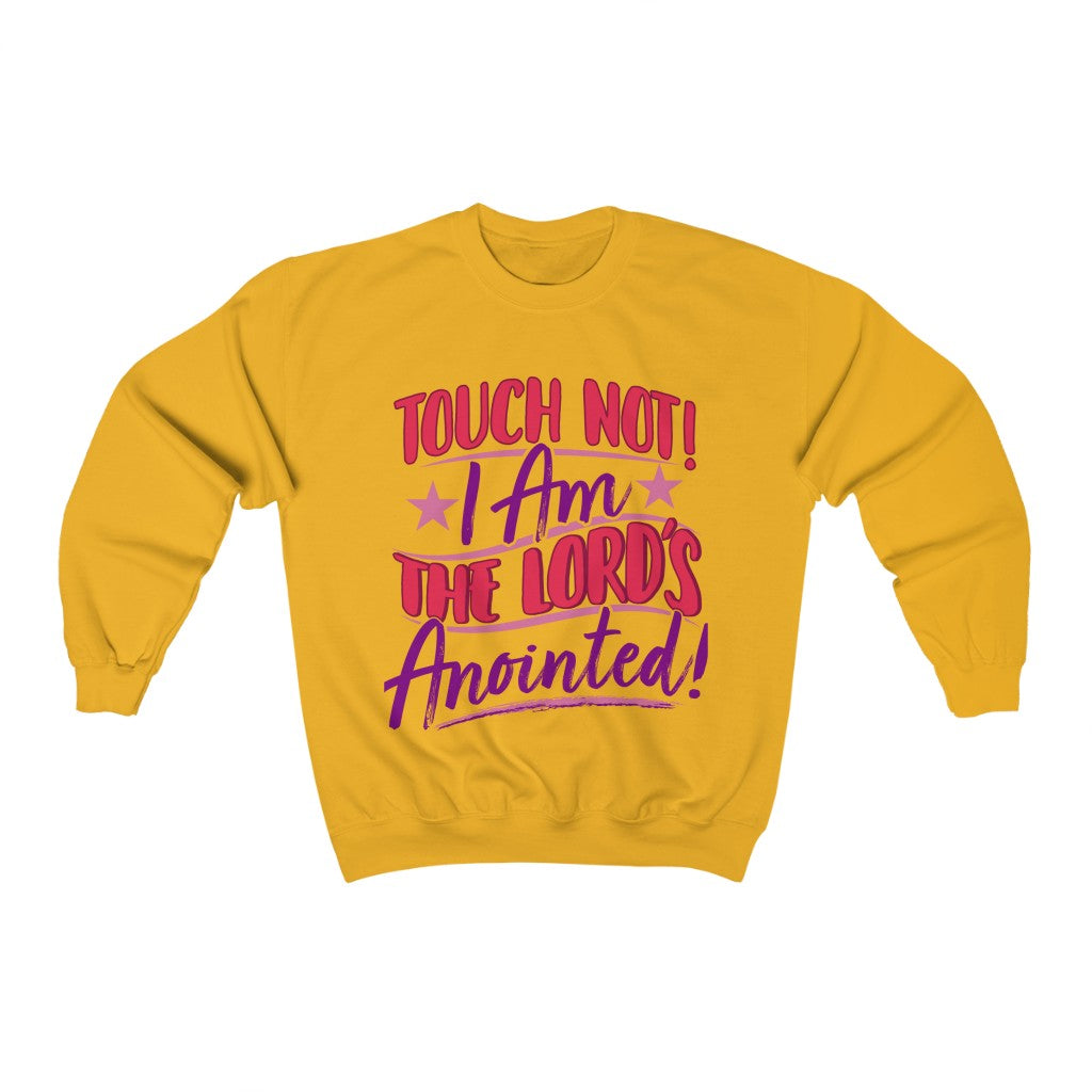 Touch Not! Adult Crewneck Sweatshirt - elmickwear