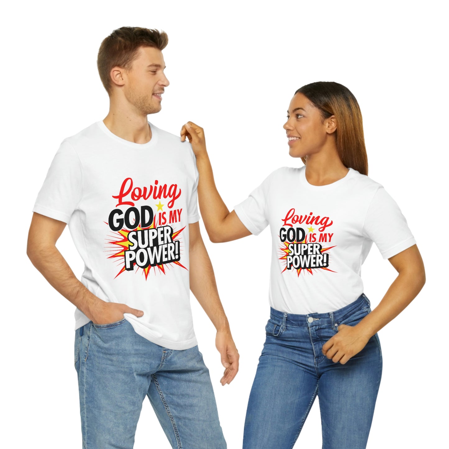 Loving God Adult Unisex Jersey Short Sleeve Tee