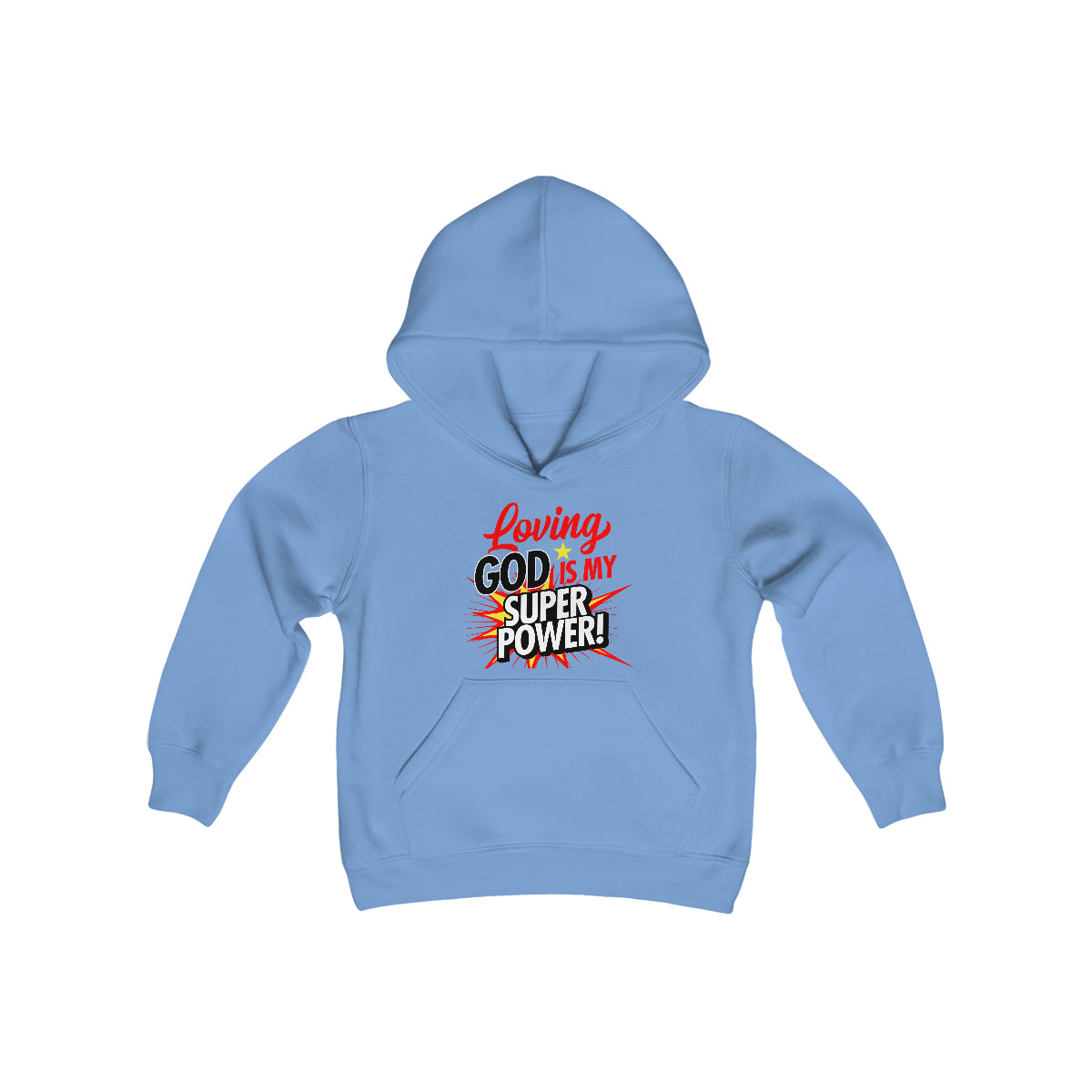 Loving God Kids Hooded Sweatshirt