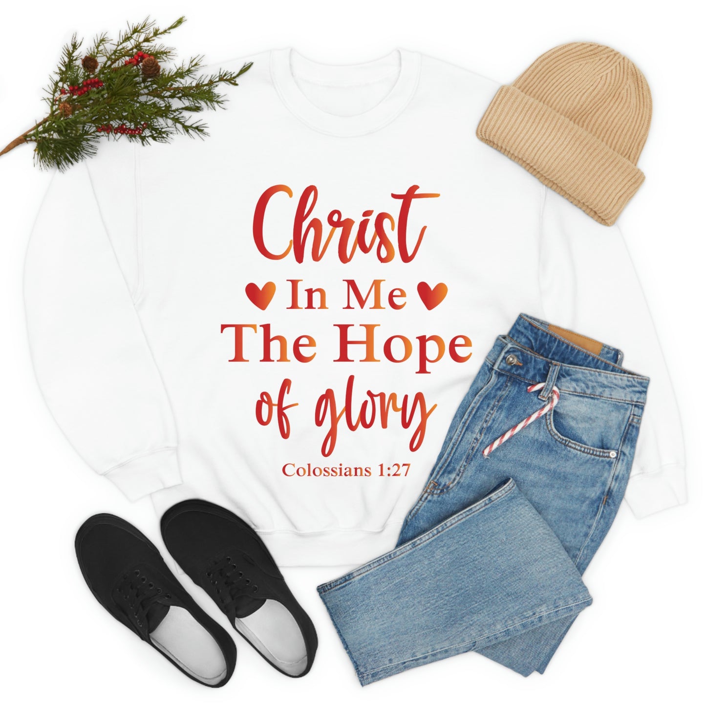 Christ In Me! Crewneck Sweatshirt (Unisex)