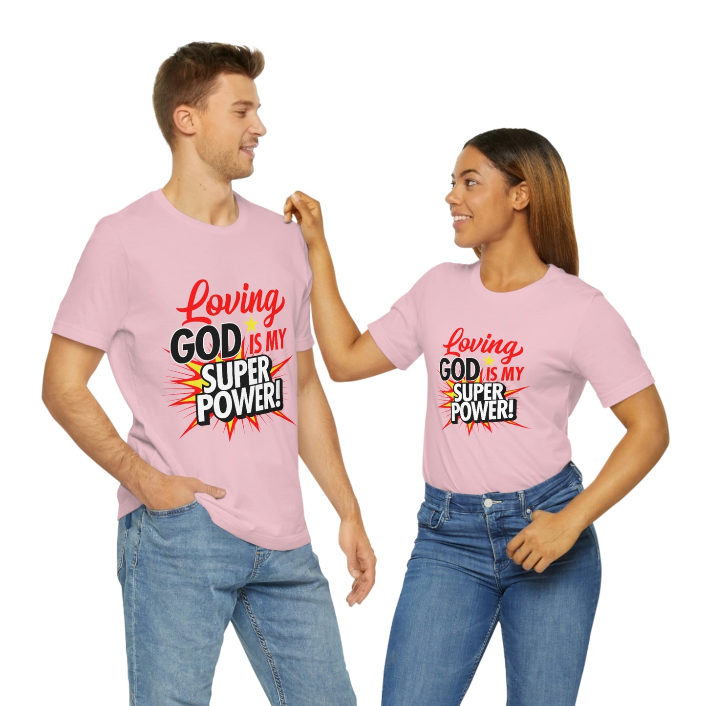 Loving God Adult Unisex Jersey Short Sleeve Tee