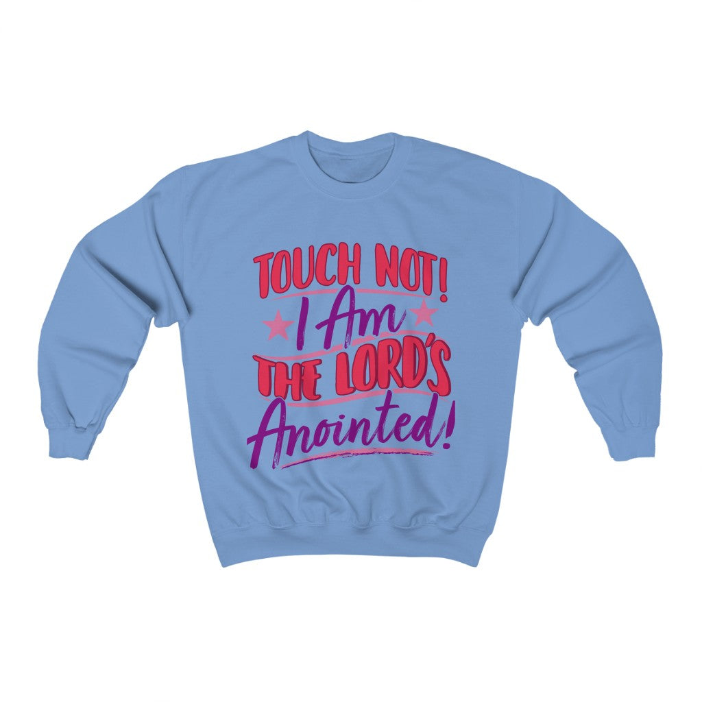 Touch Not! Adult Crewneck Sweatshirt - elmickwear