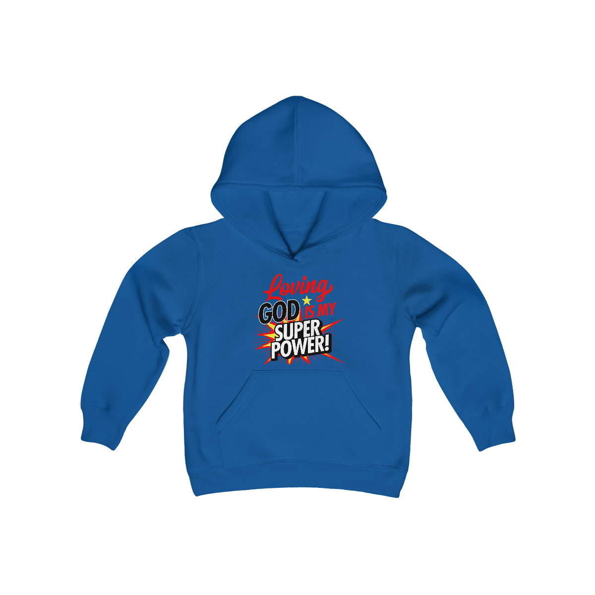Loving God Kids Hooded Sweatshirt
