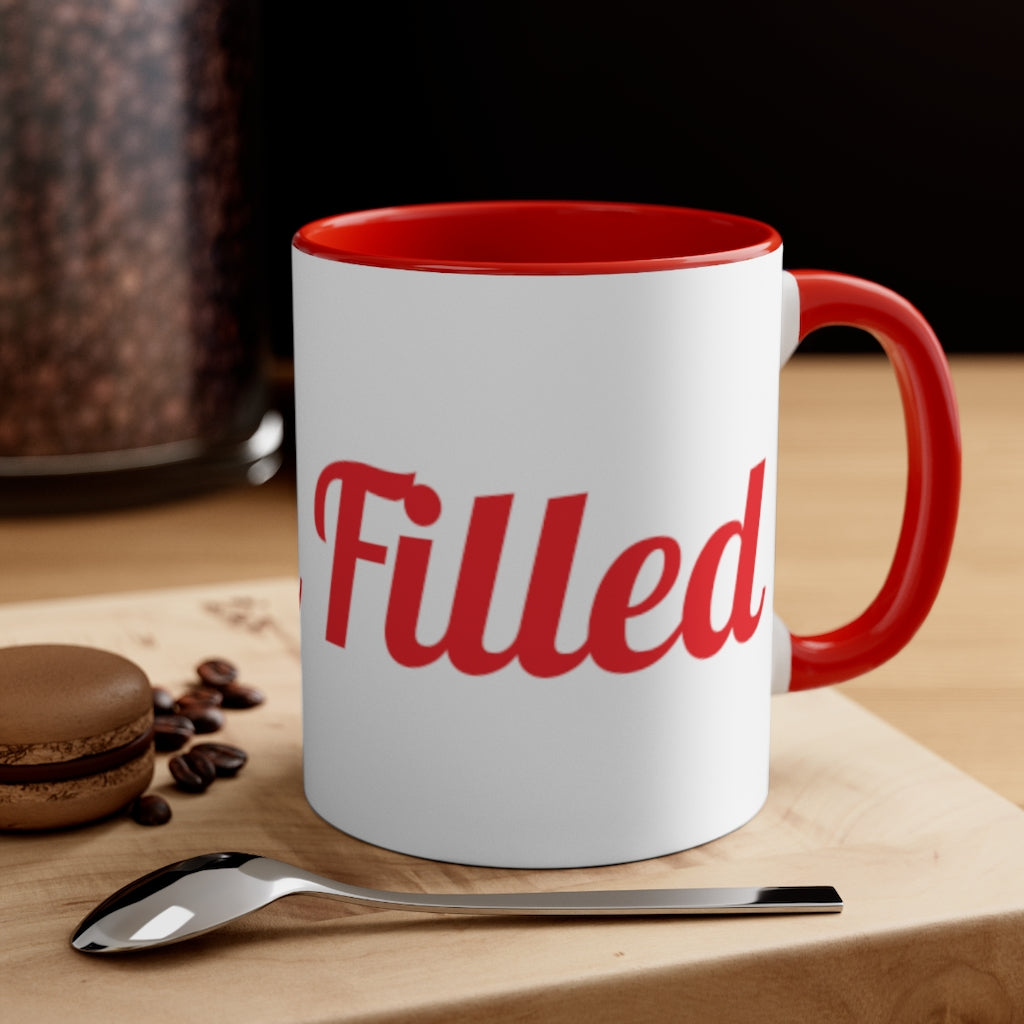 Faith Filled Accent Coffee Mug, 11oz - elmickwear