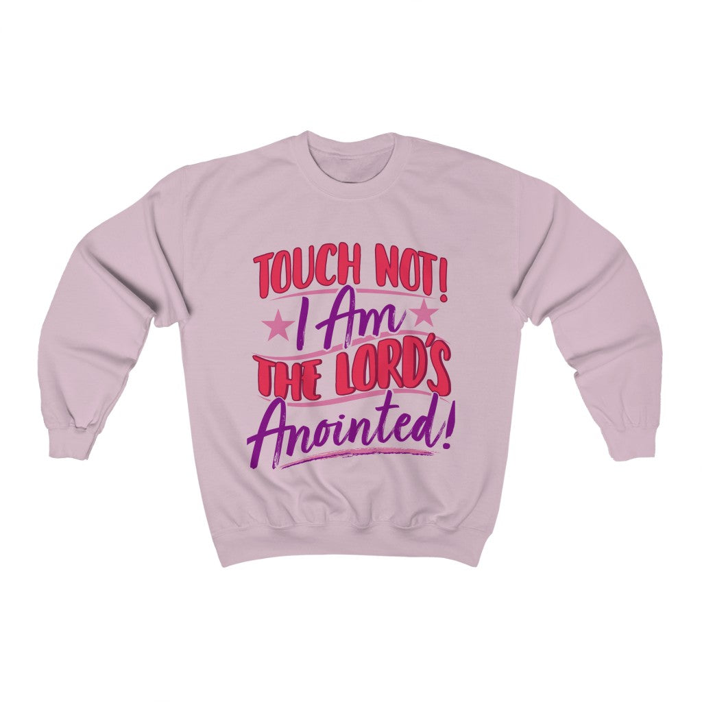 Touch Not! Adult Crewneck Sweatshirt - elmickwear