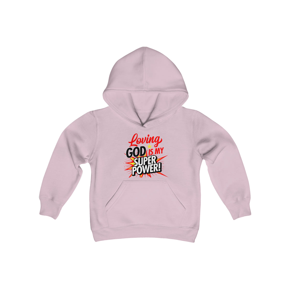 Loving God Kids Hooded Sweatshirt