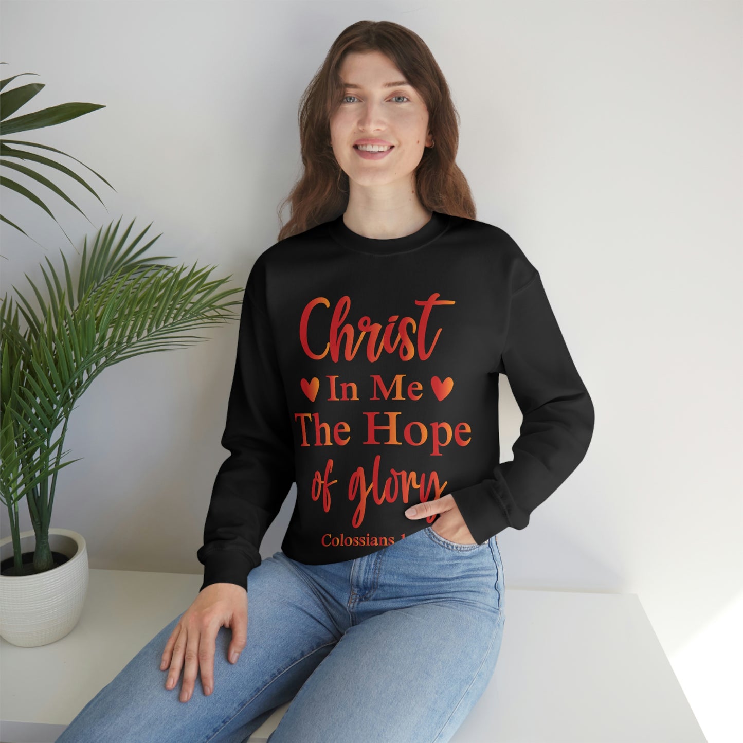 Christ In Me! Crewneck Sweatshirt (Unisex)