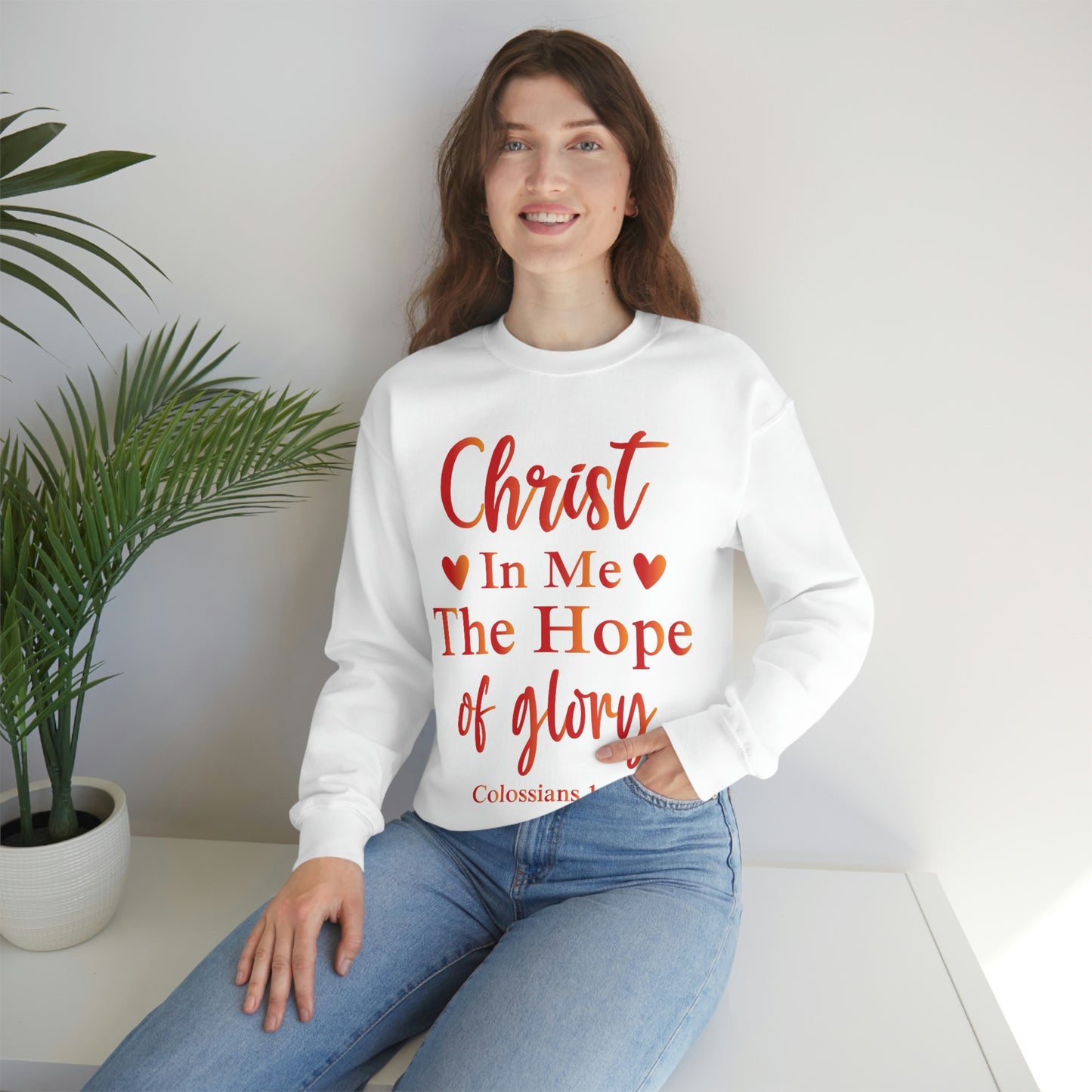 Christ In Me! Crewneck Sweatshirt (Unisex)