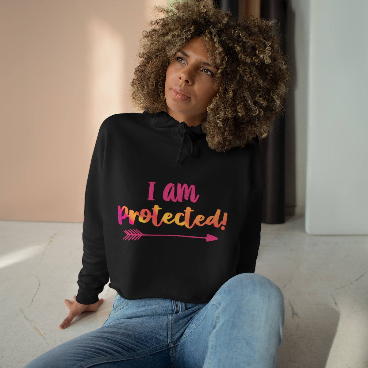 Protected Crop Hoodie