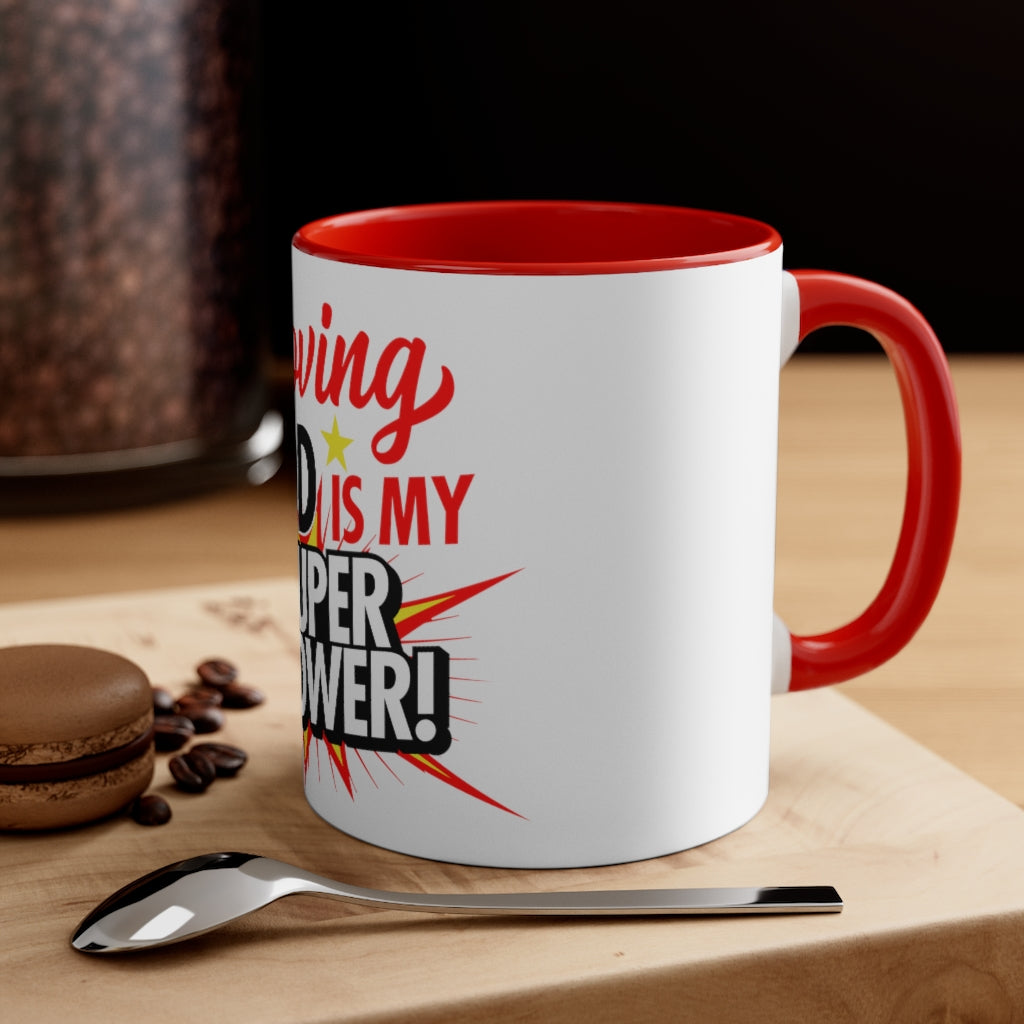 Loving God! Accent Mug, 11oz