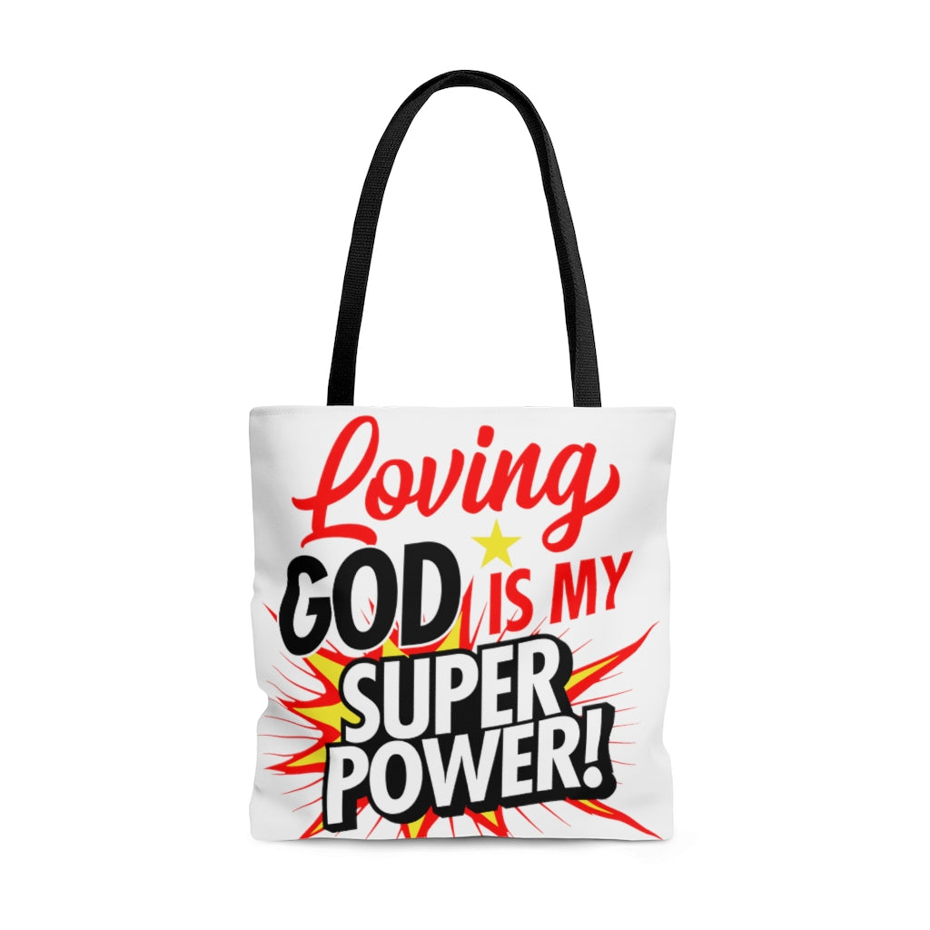 Loving God Tote Bag