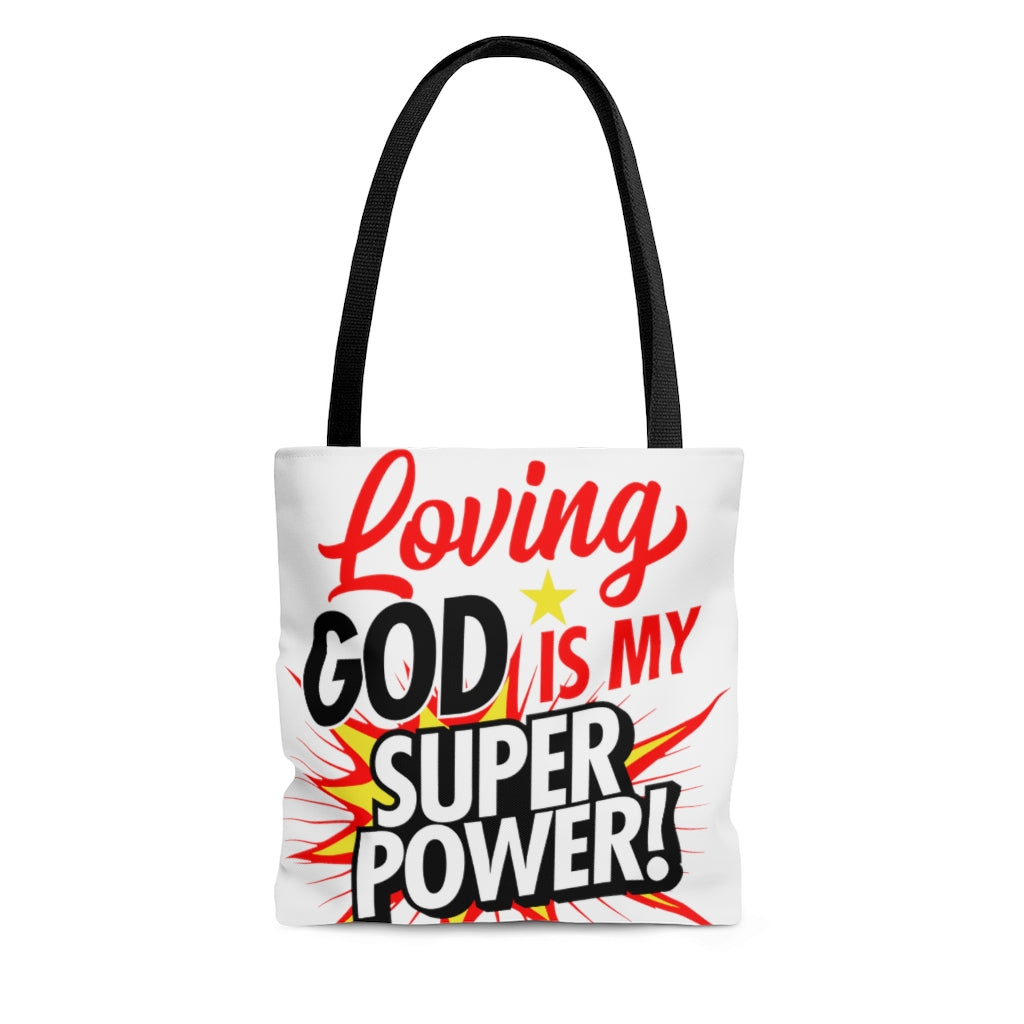 Loving God Tote Bag