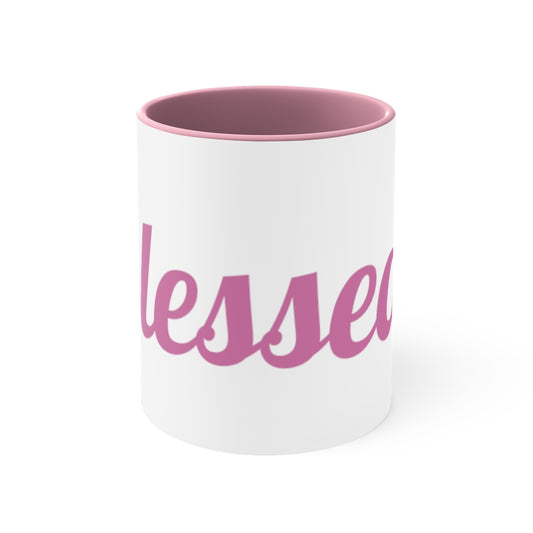 Blessed! Accent Coffee Mug, 11oz - elmickwear